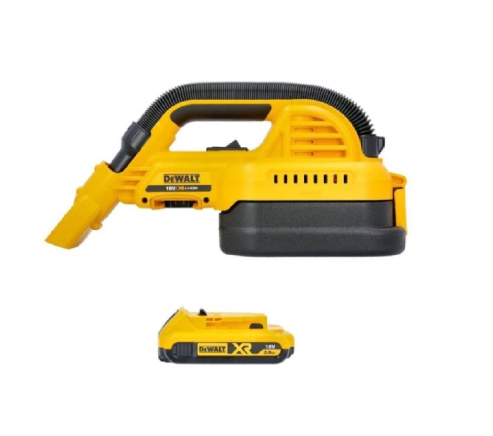 DeWalt DCV517 18V Wet & Dry Hepa Filter Vacuum with 1 x 2Ah Battery Ak&uuml;l&uuml; Elektrikli S&uuml;p&uuml;rge | FZBD-4701